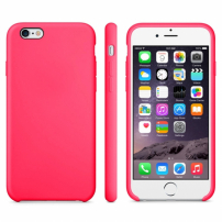 Протиковзкий тьмяний футляр для Apple iPhone 6 / 6S - рожевий