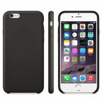 Протиковзкий тьмяний футляр для Apple iPhone 6 / 6S - чорний