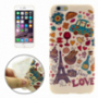 Гумова панель з безбарвною рамкою для Apple iPhone 6 / 6S - Париж