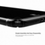 Baseus розкішна захисна панель для Apple iPhone 8 / 7 - загадково чорна
