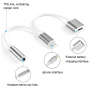 Перехідник Lightning / 3.5 jack для зарядки та прослуховування музики