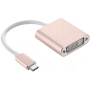 Перехідник з USB-C (Thunderbolt 3 ) на DVI порт для MacBook - 10cm