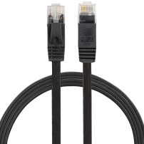 Ethernet CAT-6 кабель RJ45 для MacBook - 1 m - чорний