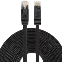 Ethernet CAT-6 кабель RJ45 для MacBook - 10 m - чорний
