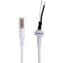 Запасний кабель з роз'ємом MagSafe (форма L) для зарядного MacBook (A1150 / A1151 / A1172 / A1184 / A1211 / A1370) - 1,8 m - Білий