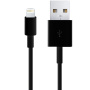 Синхрозарядочний кабель USB-A / Lightning для iPhone / iPad / iPod / AirPods - 3 m - чорний