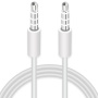 З'єднувальний кабель AUX jack 3,5mm iPhone / iPad / iPod - 1m - білий