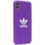 ADIDAS оригінал чохол з міцного пластика для iPhone XS Max - фіолетовий