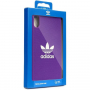ADIDAS оригінал чохол з міцного пластика для iPhone XS Max - фіолетовий