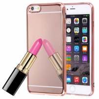 Дзеркальна захисна панель для Apple iPhone 6 Plus / 6S Plus - рожево-золота