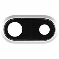 Об'ектив камери для iPhone 8 Plus - біла