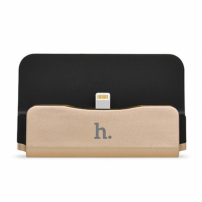 HOCO док-станція з lightning роз'ємом для Apple iPhone 7 / 7 Plus / 6S / 6S Plus / 6 / 6 Plus та iPhone 5 / 5S / 5C / iPod - золота