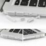 12 в 1 силіконові пилозахисні заглушки порту для MacBook Pro Retina 13" / 15" та Air 11" / 13" - білі