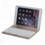 WITSPAD алюмінієва панель з Bluetooth клавіатурою яка має кольорову підсвітку для iPad 9,7" (2017/2018) / Pro 9,7" / Air 1 / 2 - золота