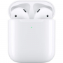 Оригіналний бездротові навушники з бездротовим чохолем Apple AirPods (2019) - білий