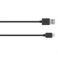 Belkin lightning сингрокабель - 1,2m - чорний