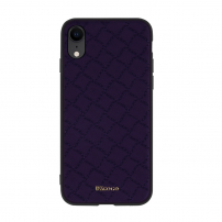 Dzgogo чохол з дизайном вишивки для iPhone XR - фіолетовий