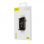 BASEUS загартоване скло для Apple Watch 44mm - чорний