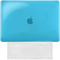 ENKAY 2в1 Глянцева кришка та ультратонка панель EU клавіатура для MacBook Pro 13" без Touch Bar (A1706 / A1708 / A1989 / A2159) - синій