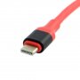 Високовшидкісний кабель 4K HDMI male / USB-C для iPhone / iPad / MacBook - 2 m - червоний