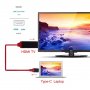 Високовшидкісний кабель 4K HDMI male / USB-C для iPhone / iPad / MacBook - 2 m - червоний