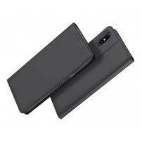 DUX DUCIS flipové pouzdro pro iPhone XS Max - šedá
