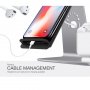Bestand докстанція для Airpods з Qi зарядкою iPhone / AirPods - сірий