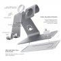 Док-станція для зарядки Bestand 3in1 для iPhone / Apple Watch / AirPods - сіра