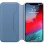 Apple Folio шкіряний фліп чохол для iPhone XS Max - синя волошка