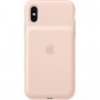 Оригінал Apple задній чохол з акумулятором для iPhone XS - рожевий пісок