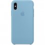 Apple сіліконовий чохол для iPhone XS - синя волошка