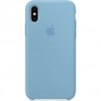 Apple сіліконовий чохол для iPhone XS - синя волошка