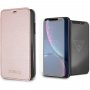 Guess Bundle чохол та загартоване скло для iPhone XR - рожево-золотий
