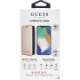 Guess Bundle чохол та загартоване скло для iPhone XR - рожево-золотий
