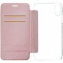 Guess Bundle чохол та загартоване скло для iPhone XR - рожево-золотий