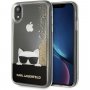 Karl Lagerfeld чохол Choupette з блискітками для iPhone XR - золотий