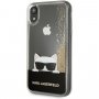 Karl Lagerfeld чохол Choupette з блискітками для iPhone XR - золотий