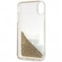 Karl Lagerfeld чохол Choupette з блискітками для iPhone XR - золотий