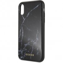 Guess оригінал чохол чорний мармур для iPhone XR - чорний