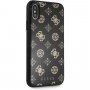 Guess Layer Glitter Peony чохол для iPhone X / XS - чорний