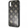 Guess Layer Glitter Peony чохол для iPhone X / XS - чорний