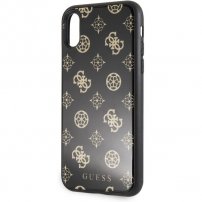 Guess Layer Glitter Peony чохол для iPhone X / XS - чорний