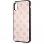 Guess Layer Glitter Peony чохол для iPhone X / XS - світло-рожевий