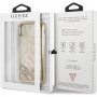 Guess оригінал транспарентний чохол з блискітками для iPhone X / XS - золотий