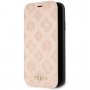 Guess Debossed Peony фліп чохол для iPhone XR - бежевий