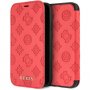 Guess Debossed Peony фліп чохол для iPhone XR - червона