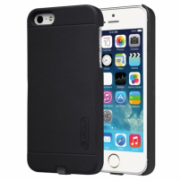 NILLKIN 2в 1 магнітна панель / футляр для бездротової зарядки Qi для Apple iPhone 5 / 5S / SE (2016) - протиковзка - чорна