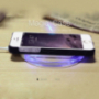 NILLKIN 2в 1 магнітна панель / футляр для бездротової зарядки Qi для Apple iPhone 5 / 5S / SE (2016) - протиковзка - чорна