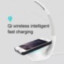 NILLKIN 2в 1 магнітна панель / футляр для бездротової зарядки Qi для Apple iPhone 5 / 5S / SE (2016) - протиковзка - чорна