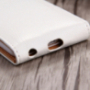 Елегантний фліп-чохол з відкидним верхом для Apple iPhone 6S Plus / 6 Plus - біло-коричневий